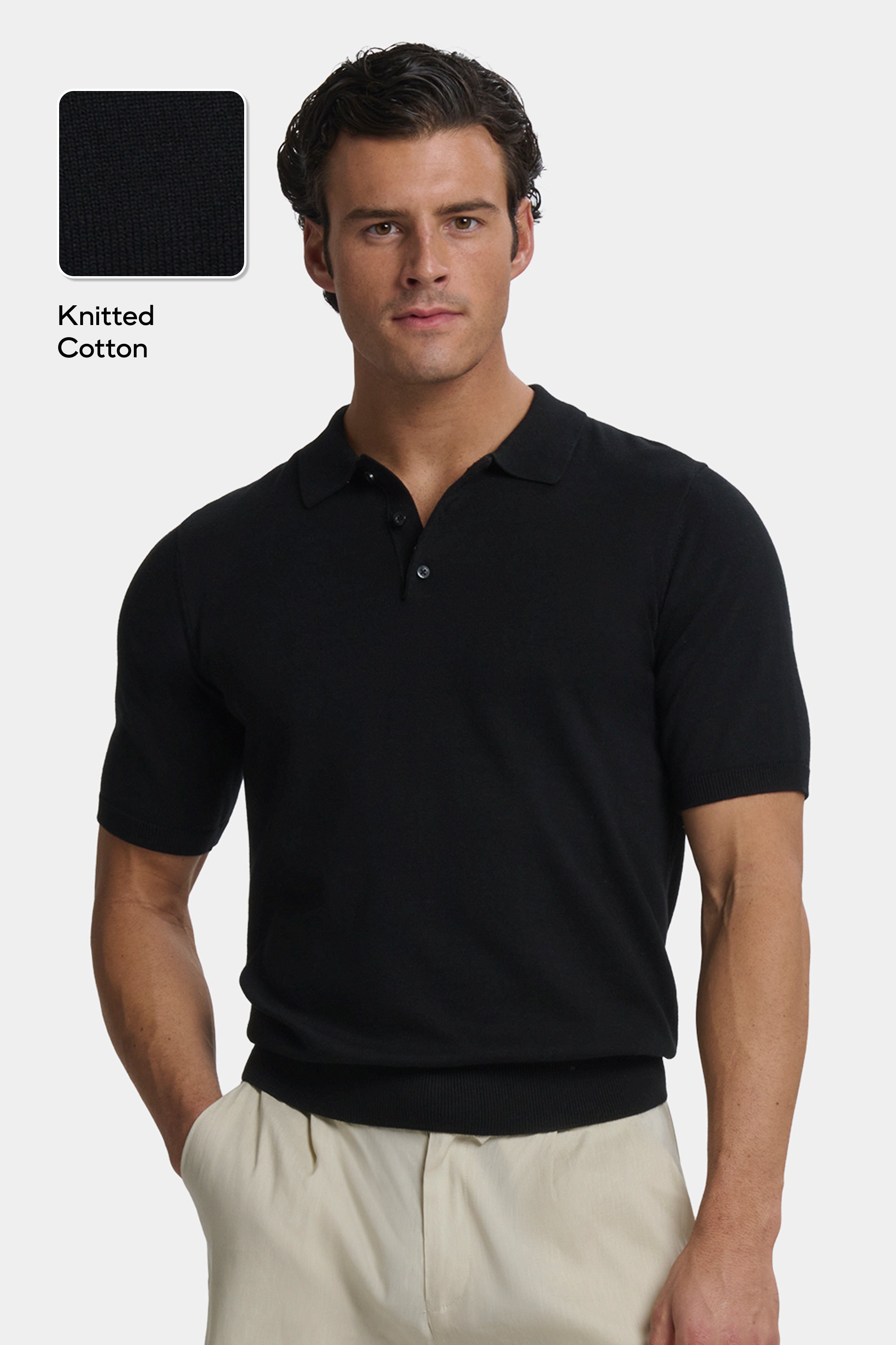 Santoni Short Sleeve Polo Shirt