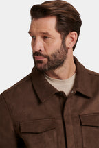 PIO Faux Suede Overshirt