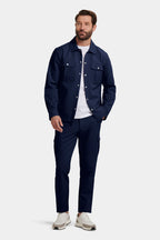 Tech-Inspired Cargo Overshirt