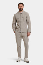Tech-Inspired Cargo Overshirt