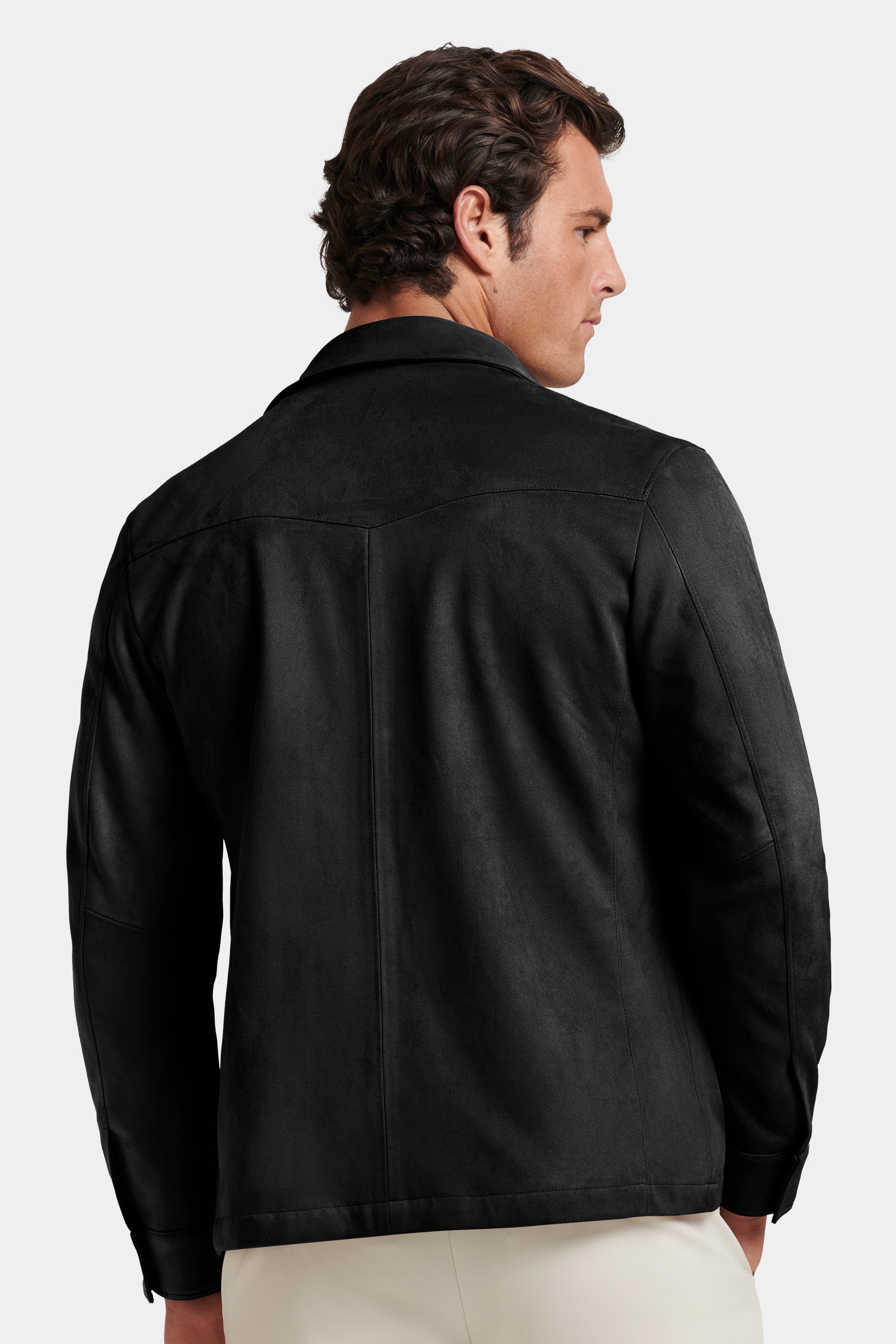 PIO Faux Suede Overshirt