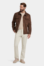 PIO Faux Suede Overshirt