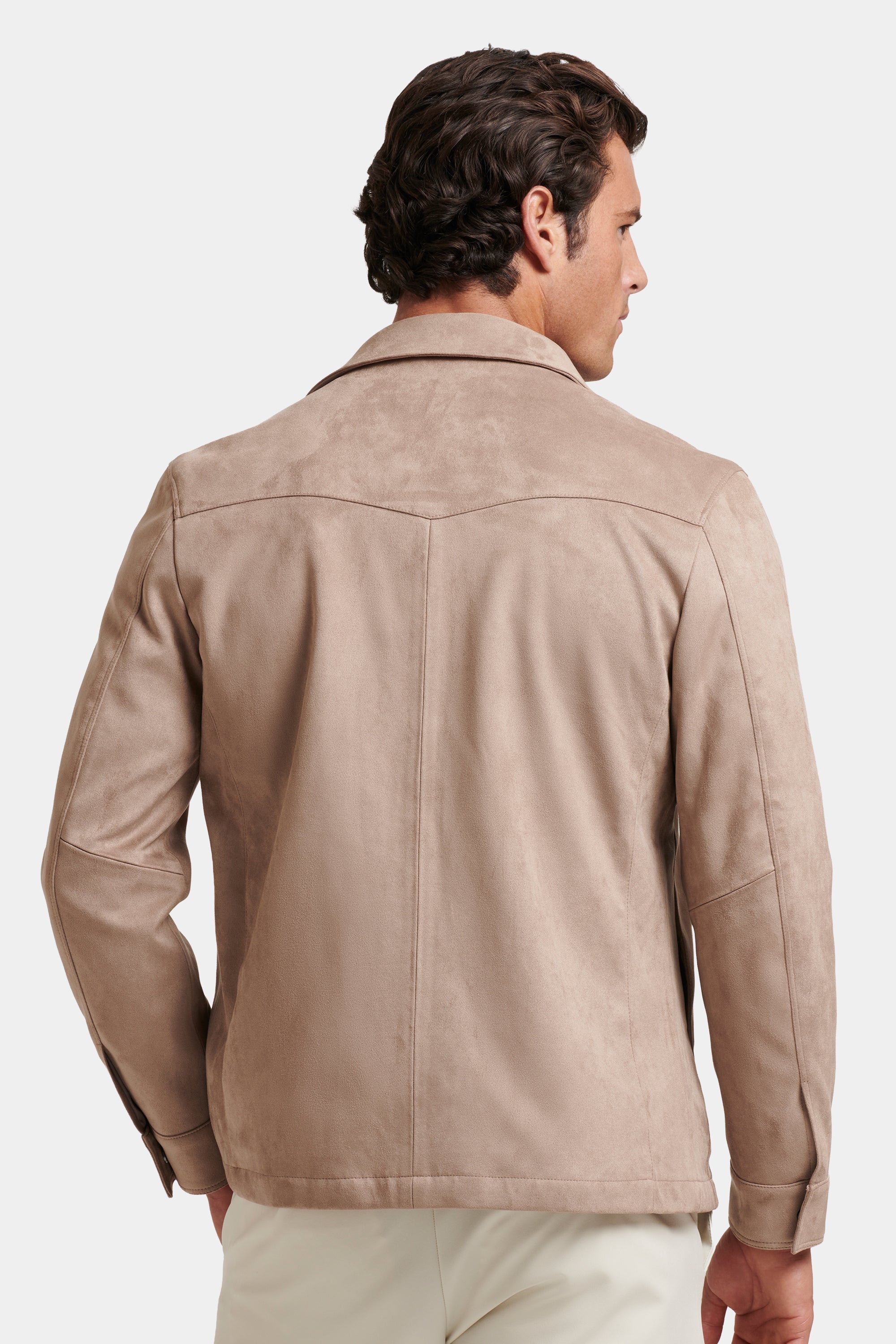 PIO Faux Suede Overshirt