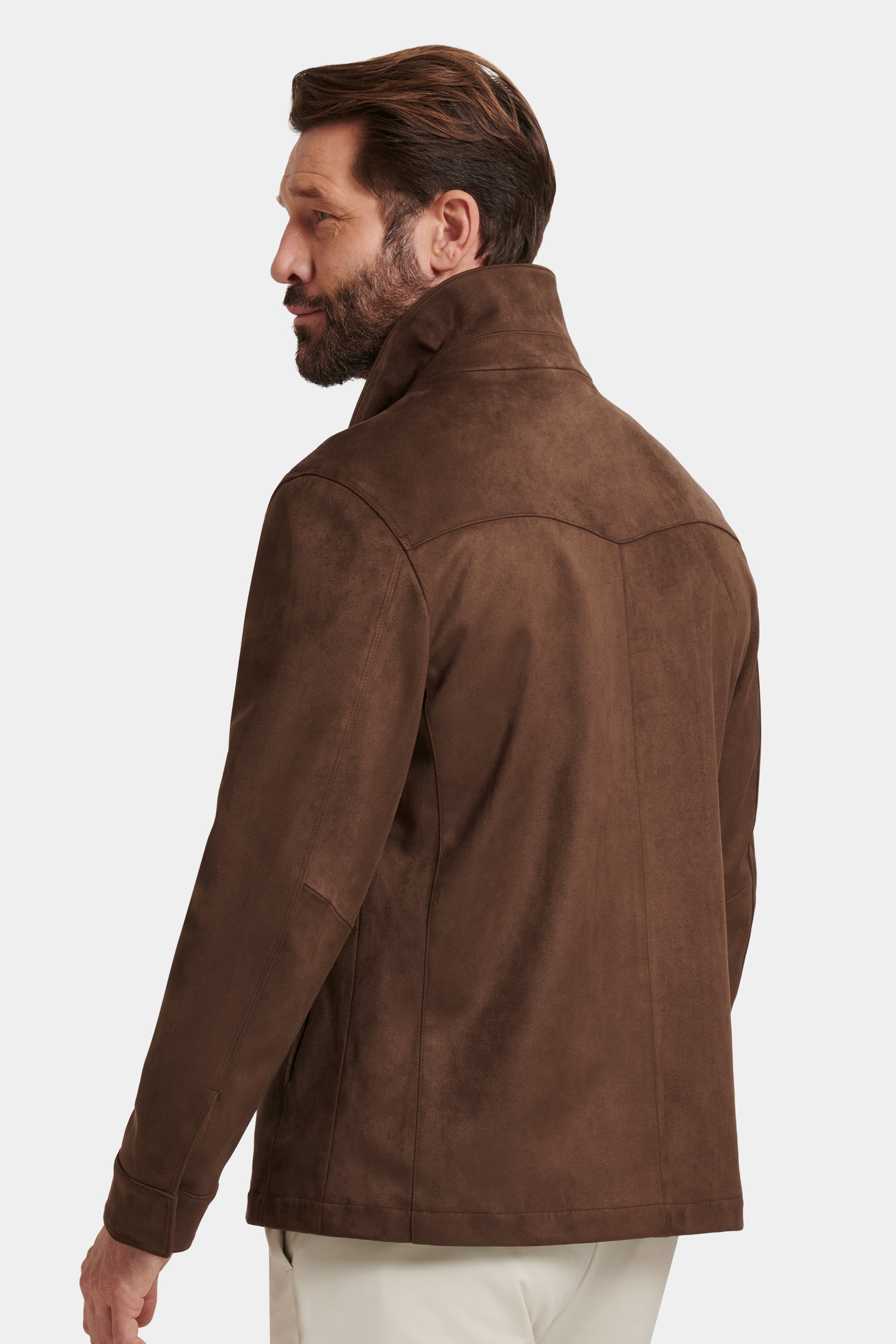 PIO Faux Suede Overshirt