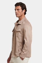 PIO Faux Suede Overshirt