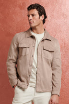 PIO Faux Suede Overshirt