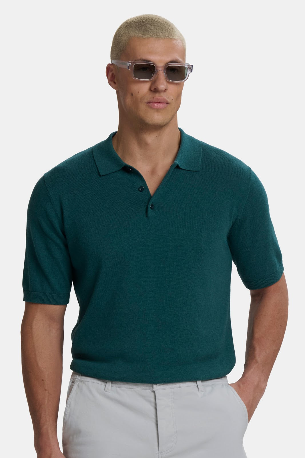 Santoni Short Sleeve Polo Shirt