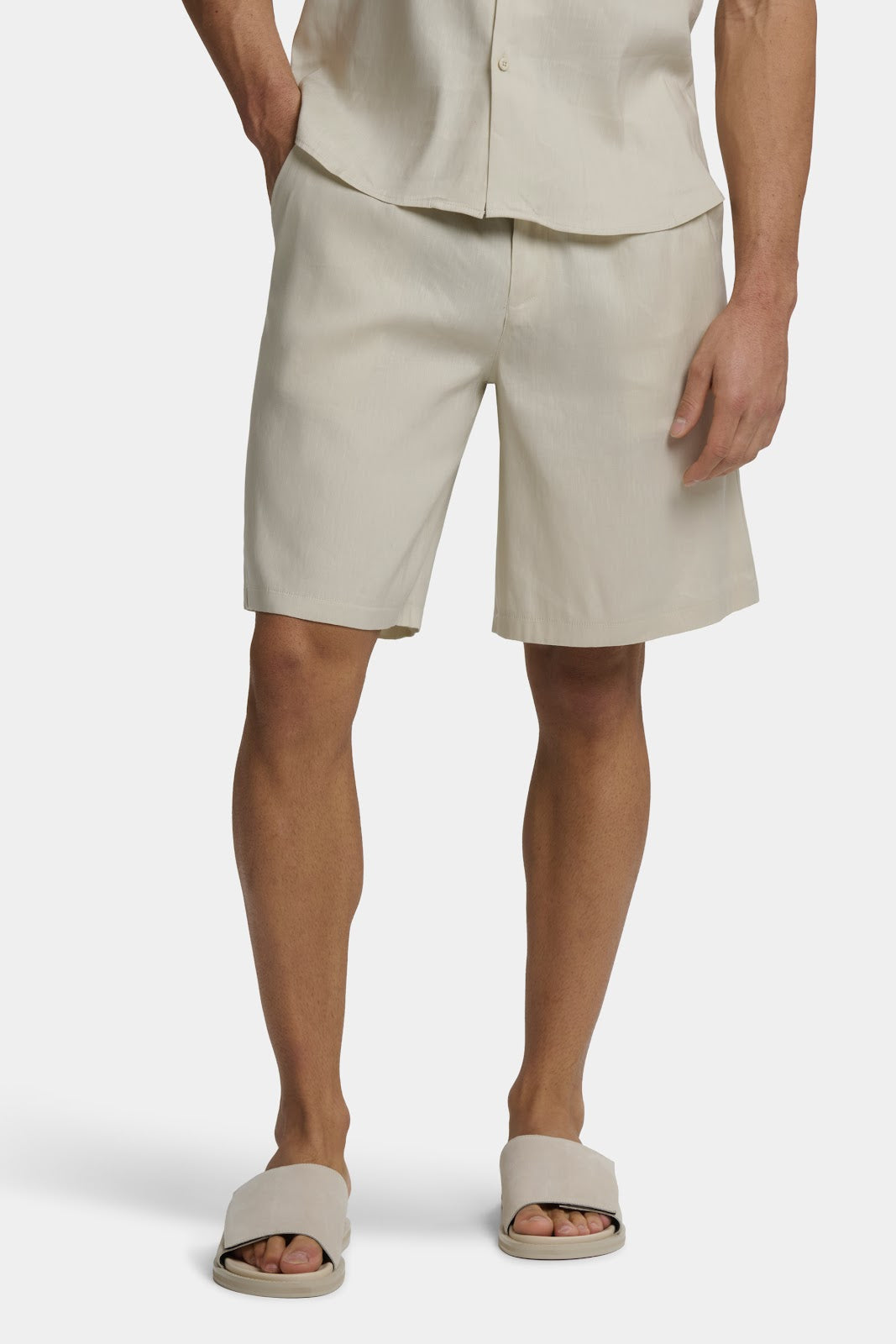 LINEN SHORTS