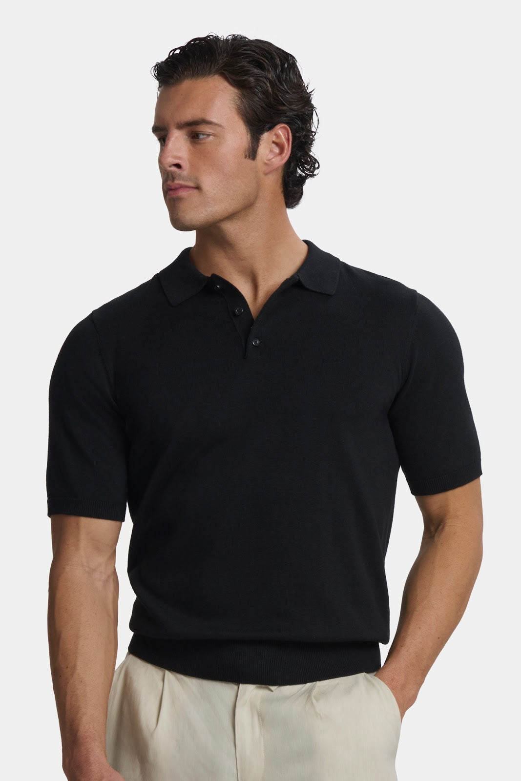 Santoni Short Sleeve Polo Shirt
