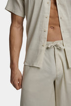 LINEN SHORTS