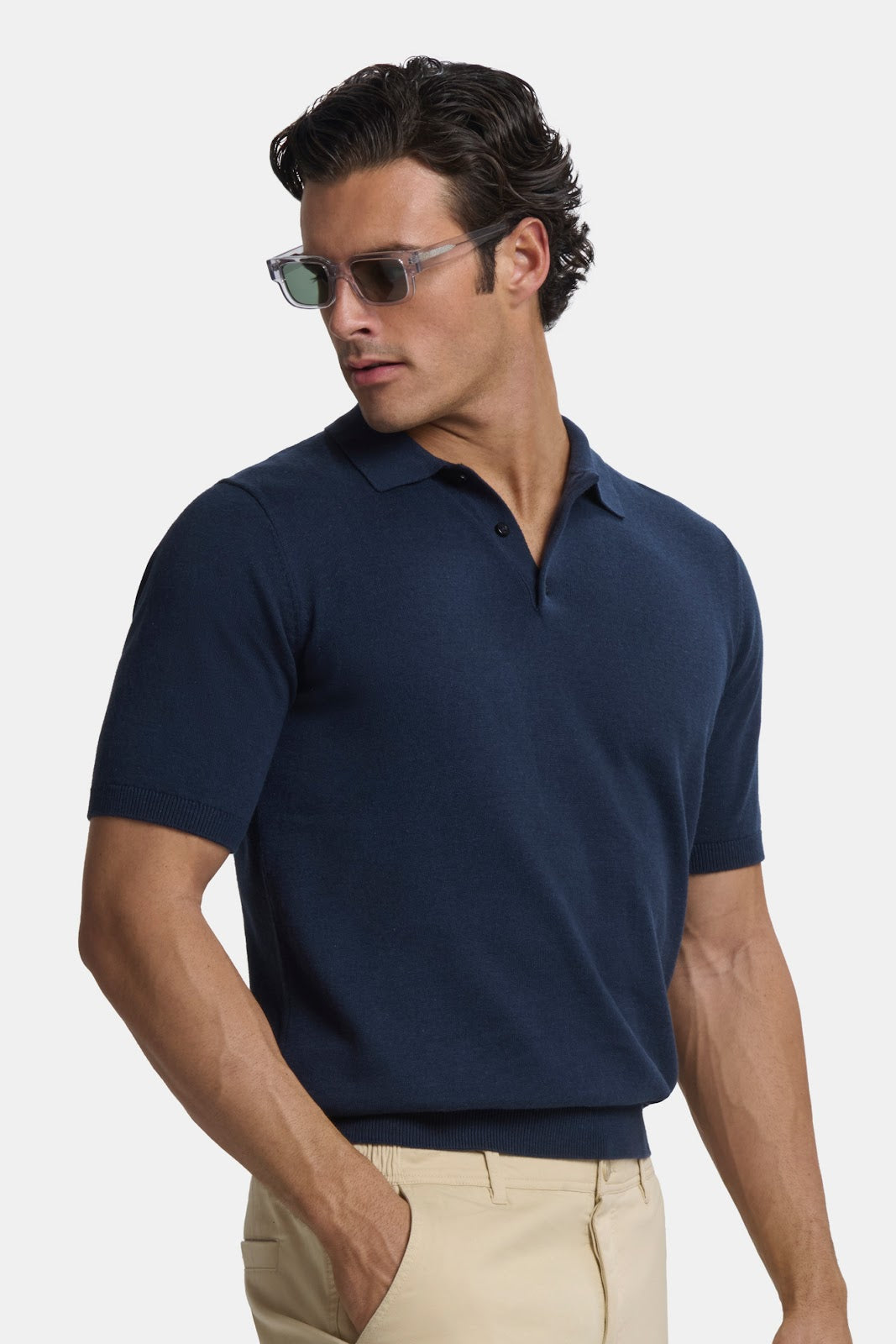 Santoni Short Sleeve Polo Shirt