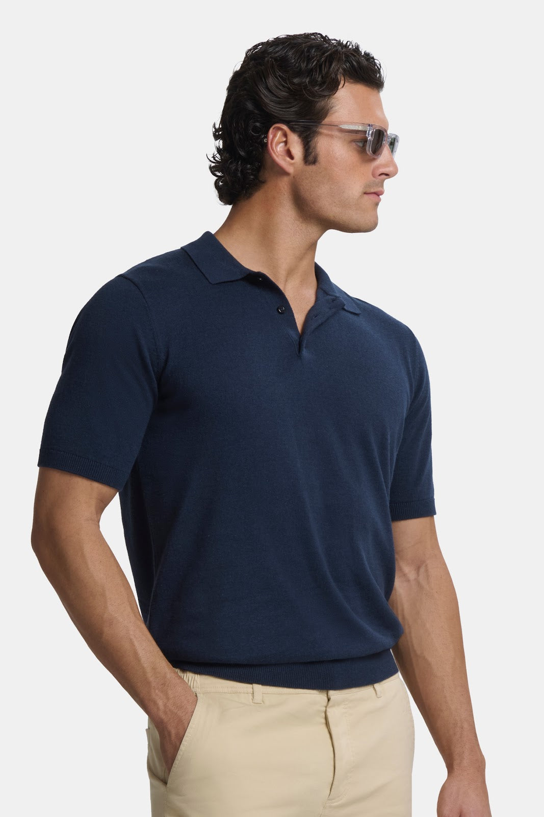 Santoni Short Sleeve Polo Shirt