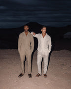 Oatmeal Linen Trousers