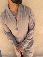 Taupe Linen Shirt